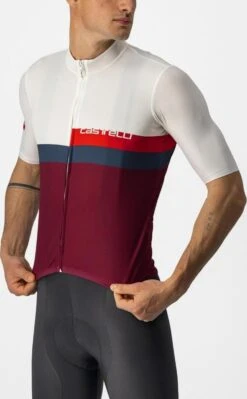 Castelli A Blocco Fietsshirt -Castelli Winkel 065 ivoryredbluebordeaux 1 product 1