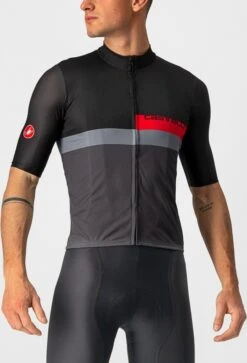 Castelli A Blocco Fietsshirt -Castelli Winkel 085 lightblackreddrarkgray 3 product 1