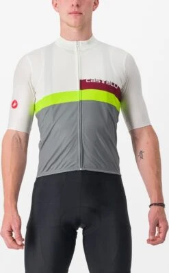 Castelli A Blocco Fietsshirt -Castelli Winkel 365 ivorybordeauxelectriclimes 15 product