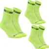 GripGrab 3-Pack Regular Cut Hi-Vis Sokken -Castelli Winkel 9012 08 1