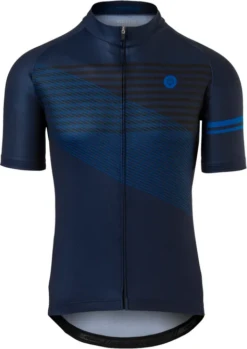 Agu Striped Fietsshirt -Castelli Winkel agu striped deep blue 1