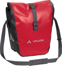 Vaude Aqua Front Dubbele Fietstassenset -Castelli Winkel aqua front rood 1