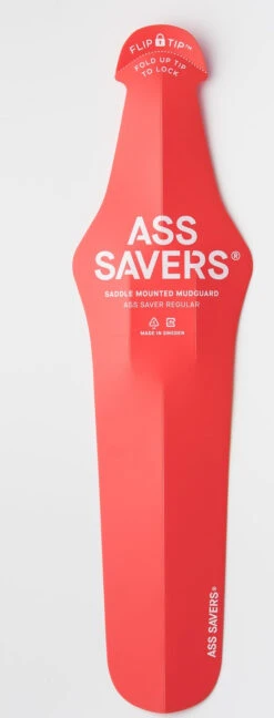 Ass-savers Ass Savers Achterspatbord -Castelli Winkel ass saver regular red rear saddle mudguard 900x