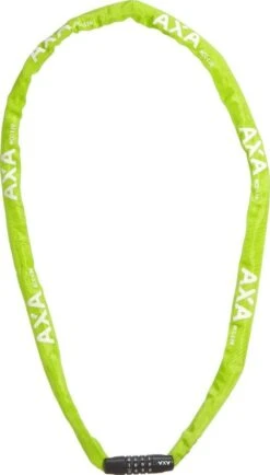 AXA Rigid Kettingslot 120cm -Castelli Winkel axa rigid kettingslot groen1