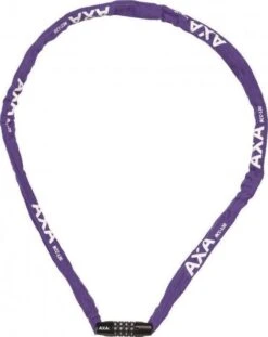 AXA Rigid Kettingslot 120cm -Castelli Winkel axa rigid kettingslot paars1
