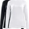 Craft Core 2-Pack Baselayer Tops Ondershirt Dames -Castelli Winkel baselayer tops dames black white main 1