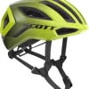 Scott Centric Plus Racefiets Helm -Castelli Winkel centric plus radioactive yellow