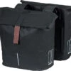 Basil City Shopper Dubbele Fietstas -Castelli Winkel city shopper zwart dubbel 1