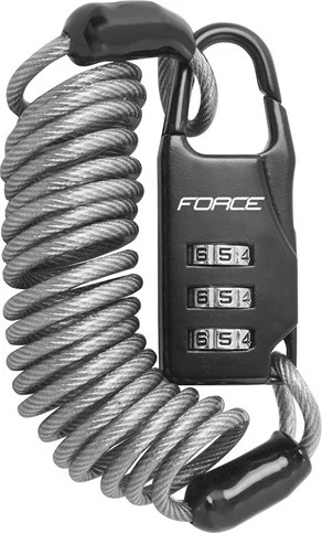 Force Cijfer Kabelslot 120 Cm 4 Force Cijfer Kabelslot 120 Cm - Afbeelding 2
