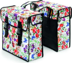 Basil Mara Dubbele Fietstas XL -Castelli Winkel mara xl bloemen