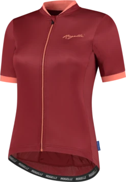 Rogelli Essential Fietsshirt Dames -Castelli Winkel rogelli essential jersey dames donkerrood