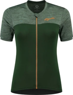 Rogelli Melange Fietsshirt Dames -Castelli Winkel rogelli melange jersey dames groen oranje