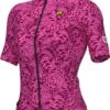 Ale Papillon Fietsshirt Dames -Castelli Winkel roze hoofd