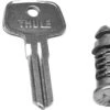 Thule Cylinder And Steel Key N222 -Castelli Winkel thule lock barrel with matching key key number 201 10357843 1