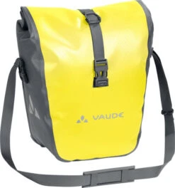 Vaude Aqua Front Dubbele Fietstassenset -Castelli Winkel vaudeaquacanaryfrontdubbel1